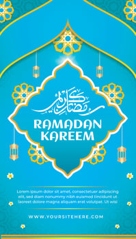 RAMADAN KAREEM EID MUBARAK GREETING DAY ISLAM BACKGROUND TEMPLATE 5 vector