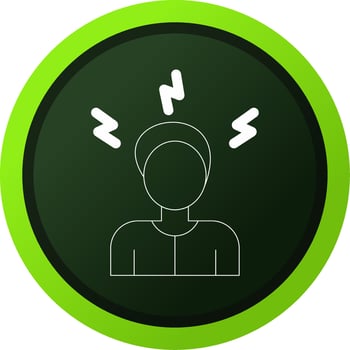 Stress Creative Icon Design vector