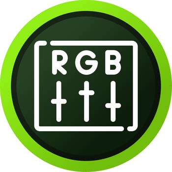 Rgb Creative Icon Design vector