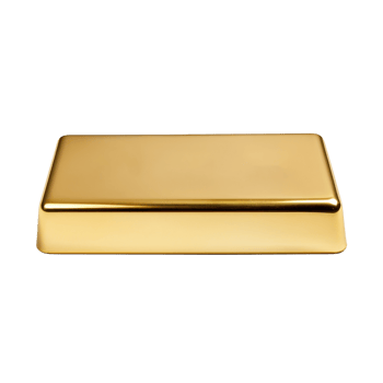 AI generated Gold bar clip art png