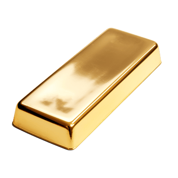 AI generated Gold bar clip art png