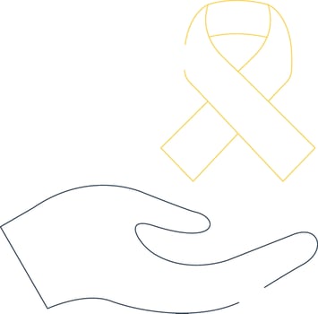 Cancer Diagnosis Creative Icon Design vector