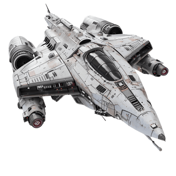 AI generated Spaceship Spacecraft Space Shuttle Starship No Background png