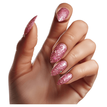 AI generated Closeup view of beautiful manicure female hand png