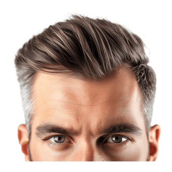AI generated Man with pretty hair style png