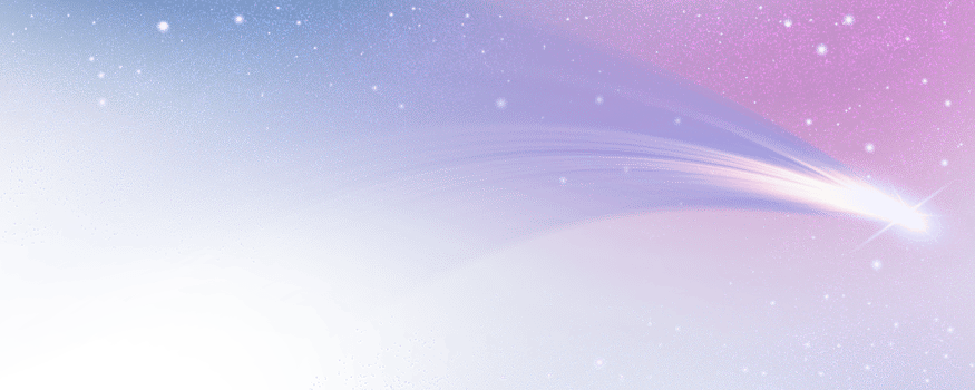 glowing shooting star arc light with cloudy smoke effect png