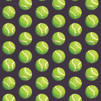tennis ball vector pattern illustration
