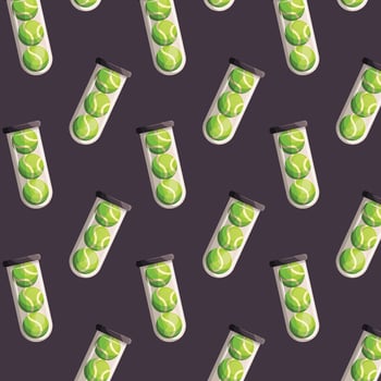tennis ball bottle pattern illustration vector