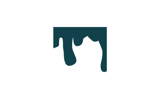 Melted wavy frame png