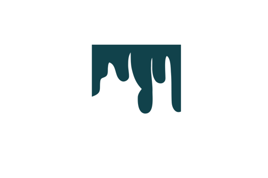 Melted wavy frame png
