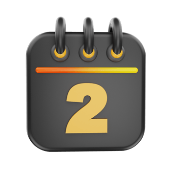 3d rendering calender icon object png