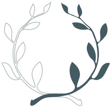 floral leaves and branch circle shape garland on transparent background.  png illustration graphic design element for background