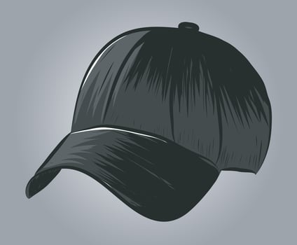 cap illustration design vector