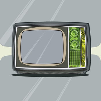 Television Vector Illustration Design