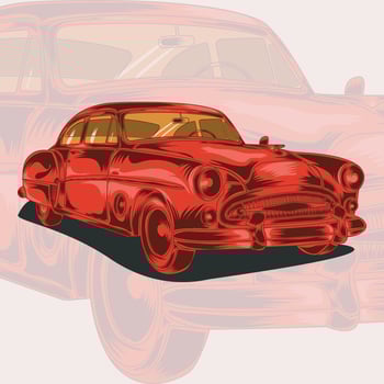 Car Vector Illustration Design colorful