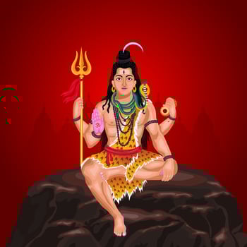 Happy Maha Shivratri Poster vector