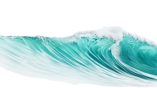 AI generated Sea wave clip art png