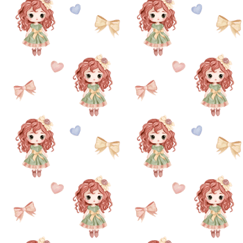Seamless pattern with bunny, clouds, cute childish wallpaper. Watercolor rabbit background in pastel colors png