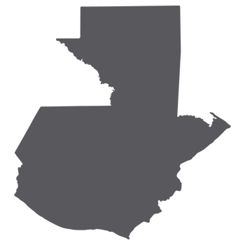 Guatemala map. Map of Guatemala in grey color png