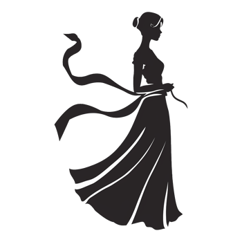 AI generated Silhouette women isolated on transparent background png