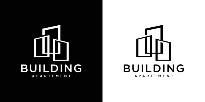 Building logo design architecture inspiration. vector