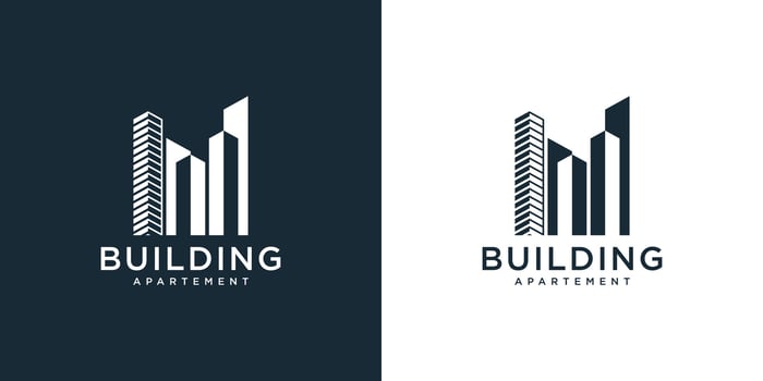 Building logo design architecture inspiration, illustration . vector