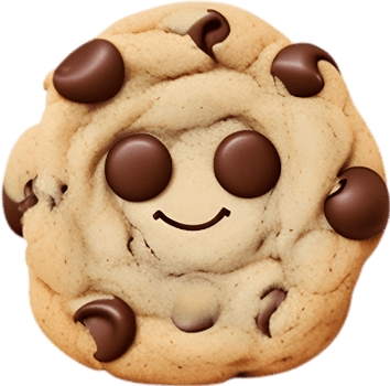 AI generated Chocolate Chip Cookies icon, a cute colorful Chocolate Chip Cookies icon. png