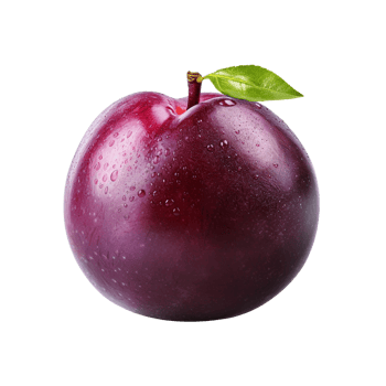 AI generated Plum clip art png