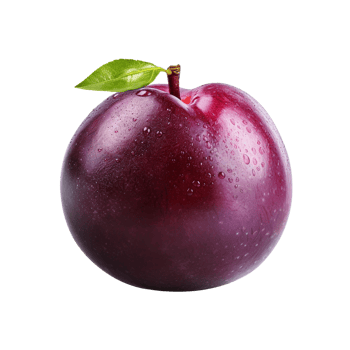 AI generated Plum clip art png