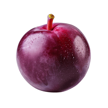 AI generated Plum clip art png