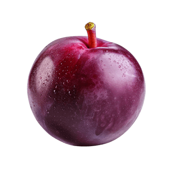 AI generated Plum clip art png