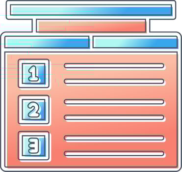 Score Board Vector Icon