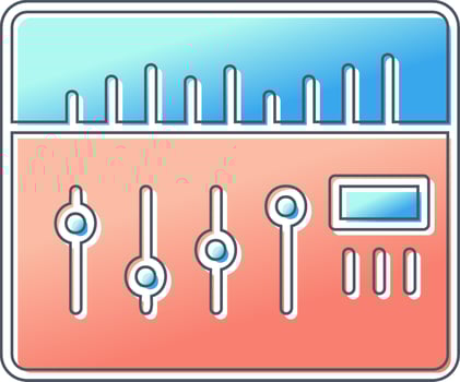 Sound Mixer Vector Icon