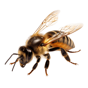 AI generated Bee clip art png
