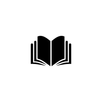 open book icon vector design template simple