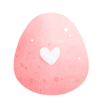 Easter egg in watercolor png