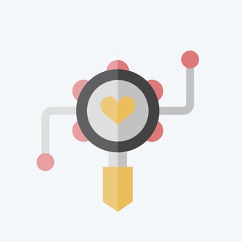 Icon Ratlle. related to Kindergarten symbol. flat style. simple design editable. simple illustration vector