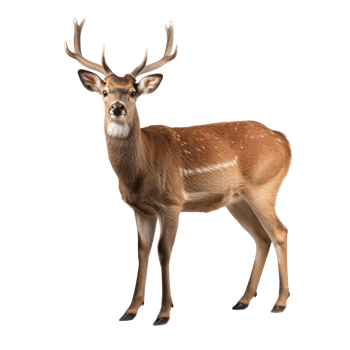 AI generated Deer clip art png