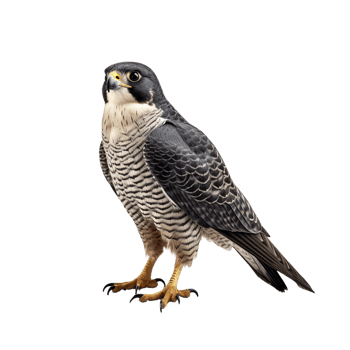 AI generated Falcon bird clip art png