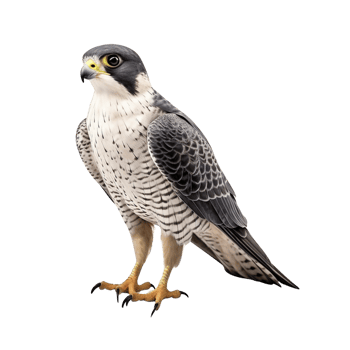AI generated Falcon bird clip art png