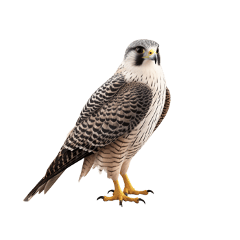 AI generated Falcon bird clip art png