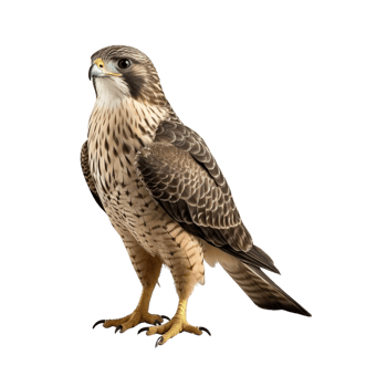 AI generated Falcon bird clip art png