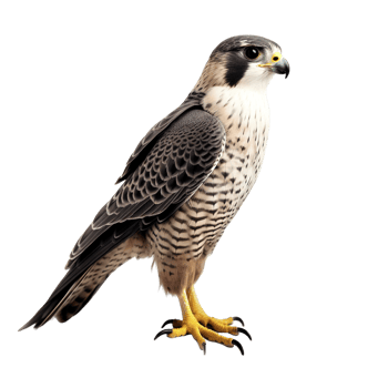 AI generated Falcon bird clip art png