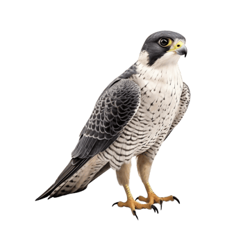 AI generated Falcon bird clip art png