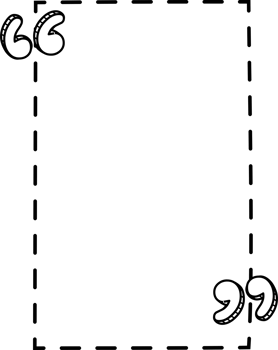 Black and white dashed line speech bubble balloon with quotation marks, icon sticker memo keyword planner text box banner, flat png transparent element design