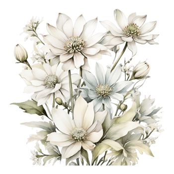 AI generated Watercolor Floral Flower Design, Watercolor Flower Arrangements Floral, Watercolor Flower Design, Flower Sublimation Floral Clipart, Wedding Decoration png