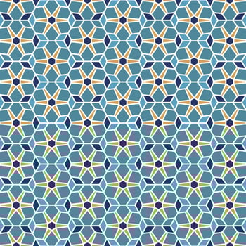 Arabic pattern background. Islamic ornament vector. Traditional Arabian geometry. vector