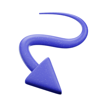 3d blue arrow icon isolated on transparent background-3D illustration png