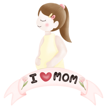 i love mom png