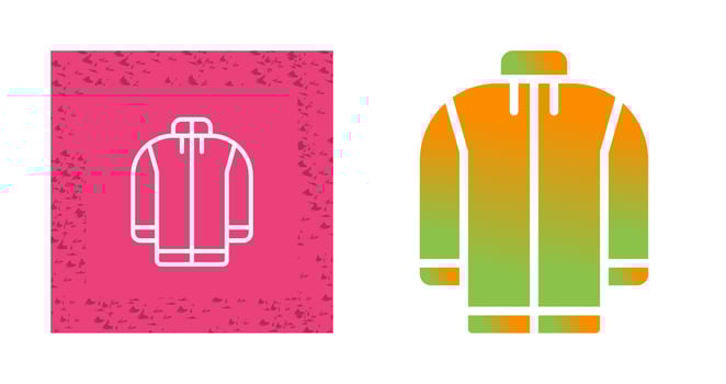 Fleece jacket Vector Icon